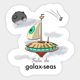 Sailin’ The Galax-seas Sticker